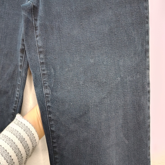 NYDJ Black Marilyn Denim Jeans Bootcut Sz 6 Style Tummy Tuck Jeans Vintage - Picture 3 of 14